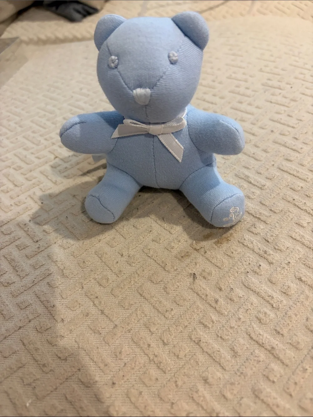 Ralph Lauren Light Blue & White Striped Baby Pajama Gift Set